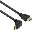 ACT 0,5 meter HDMI High Speed kabel v2.0 HDMI-A male haaks - HDMI-A male recht