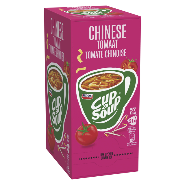 Cup-a-Soup Unox Chinese tomaten 21x175ml