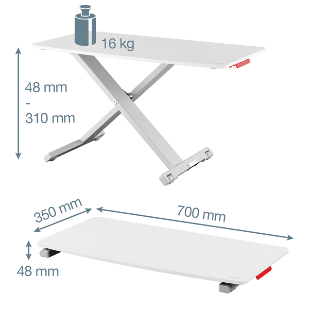 Zit-sta bureau Leitz Ergo Cosy