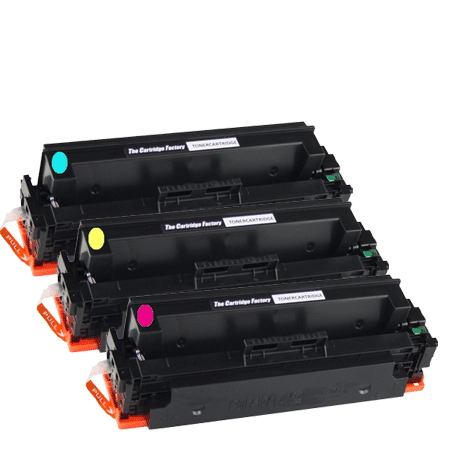 Huismerk Toners - 3-pack HP CF252XM (410X) compatibel, cyaan geel magenta (CF411X/CF412X/CF413X)