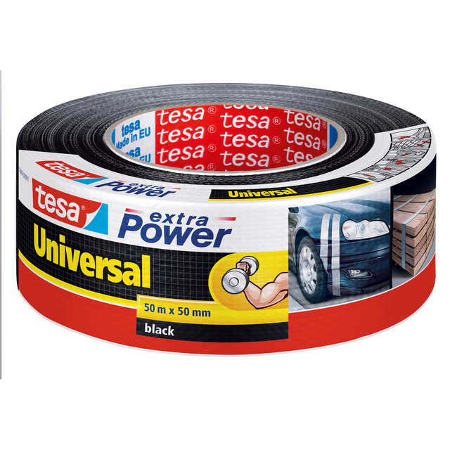 Duct tape tesa® extra Power Universal 50mx50mm zwart