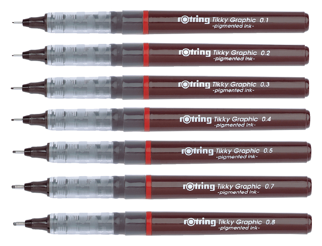 Fineliner rOtring Tikky Graphic 0.1mm