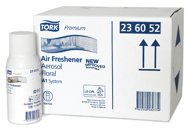 Luchtverfrisser Tork A1 Premium spray bloemen 236052