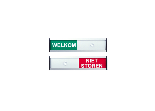 Infobord welkom/niet storen 125x30mm