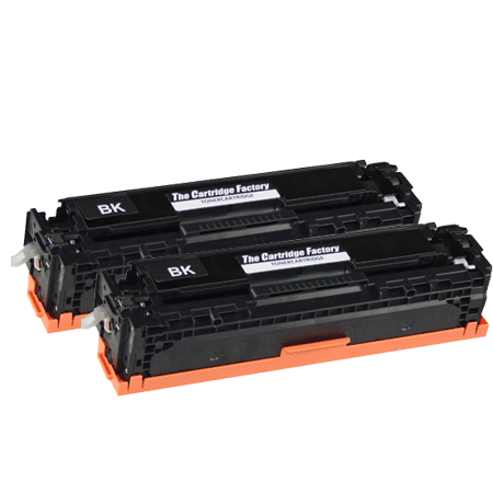 Huismerk Toners - 2x HP 131X (CF210X) compatibel, zwart