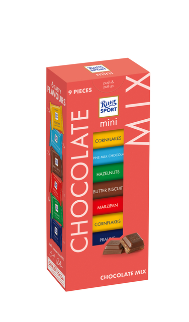 Chocolade Ritter Sport mini toren