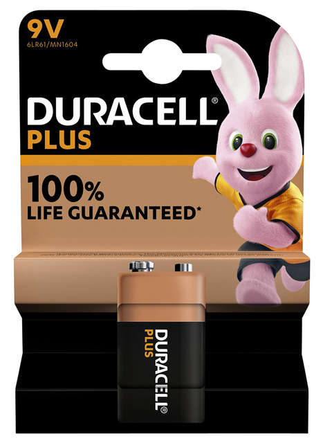 Batterij Duracell Plus 1x9Volt