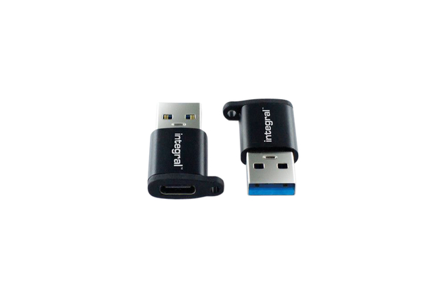 Adapter Integral USB-C naar USB-A 2-pack