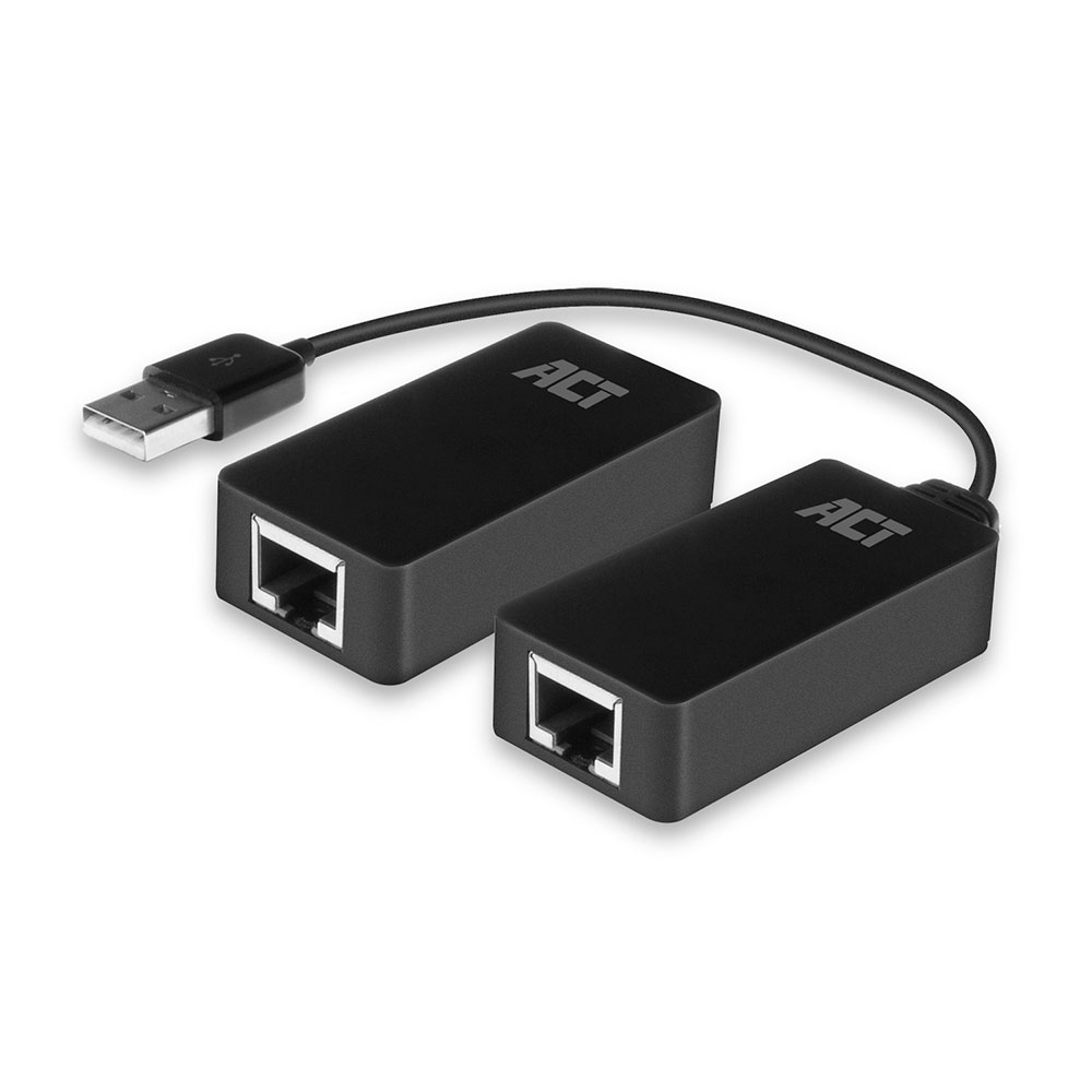 ACT USB Extender set over UTP, extender tot 50 meter