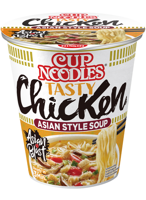 Noodles Nissin tasty chicken cup