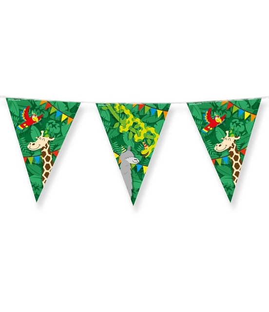 Party Flags foil Jungle cartoon