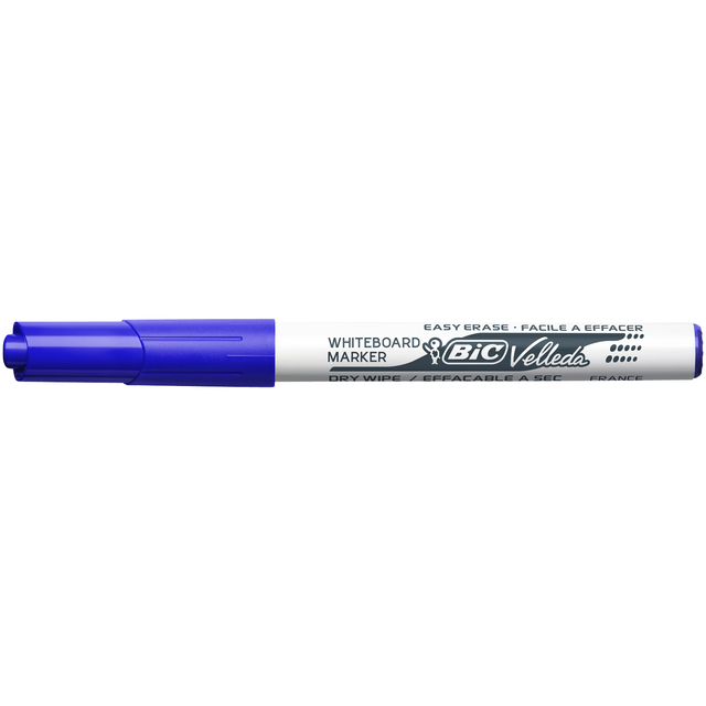 Viltstift Bic Velleda 1748 whiteboard rond medium assorti blister à 8 stuks