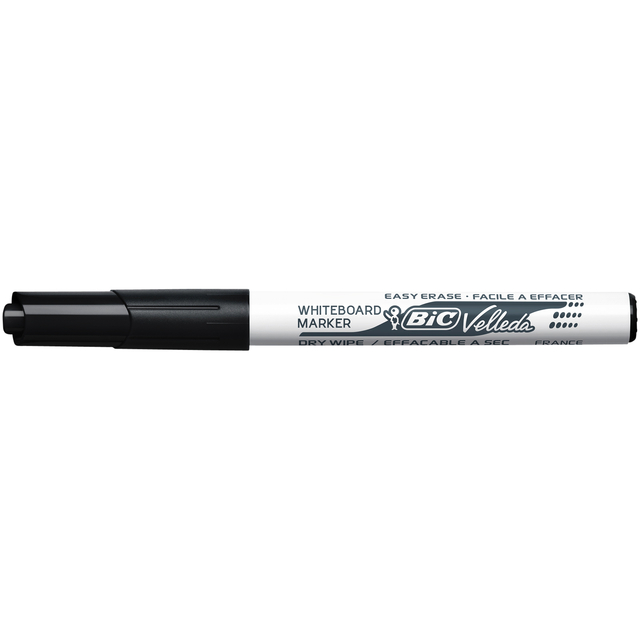 Whiteboardmarker Bic Velleda 1741 rond medium zwart