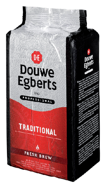 Koffie Douwe Egberts Fresh Brew voor automaten 1kg