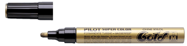 Viltstift PILOT Super Color lakmarker medium goud