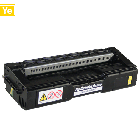 Huismerk toner - Ricoh (Cartridge) 406106 compatibel, geel