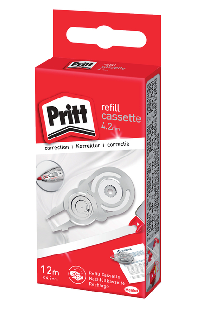 Correctierollervulling Pritt navul cassette Flex 4.2mmx12m