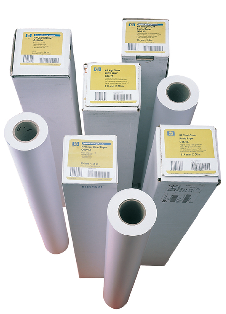 Inkjetpapier HP C6020B 914mmx45.7m 90gr coated