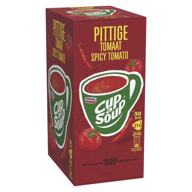 Cup-a-Soup Unox pittige tomaat 21x175ml