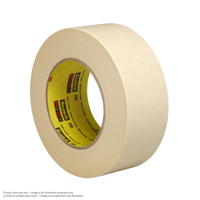 Afplaktape Scotch 202 25mmx50m crêpe beige