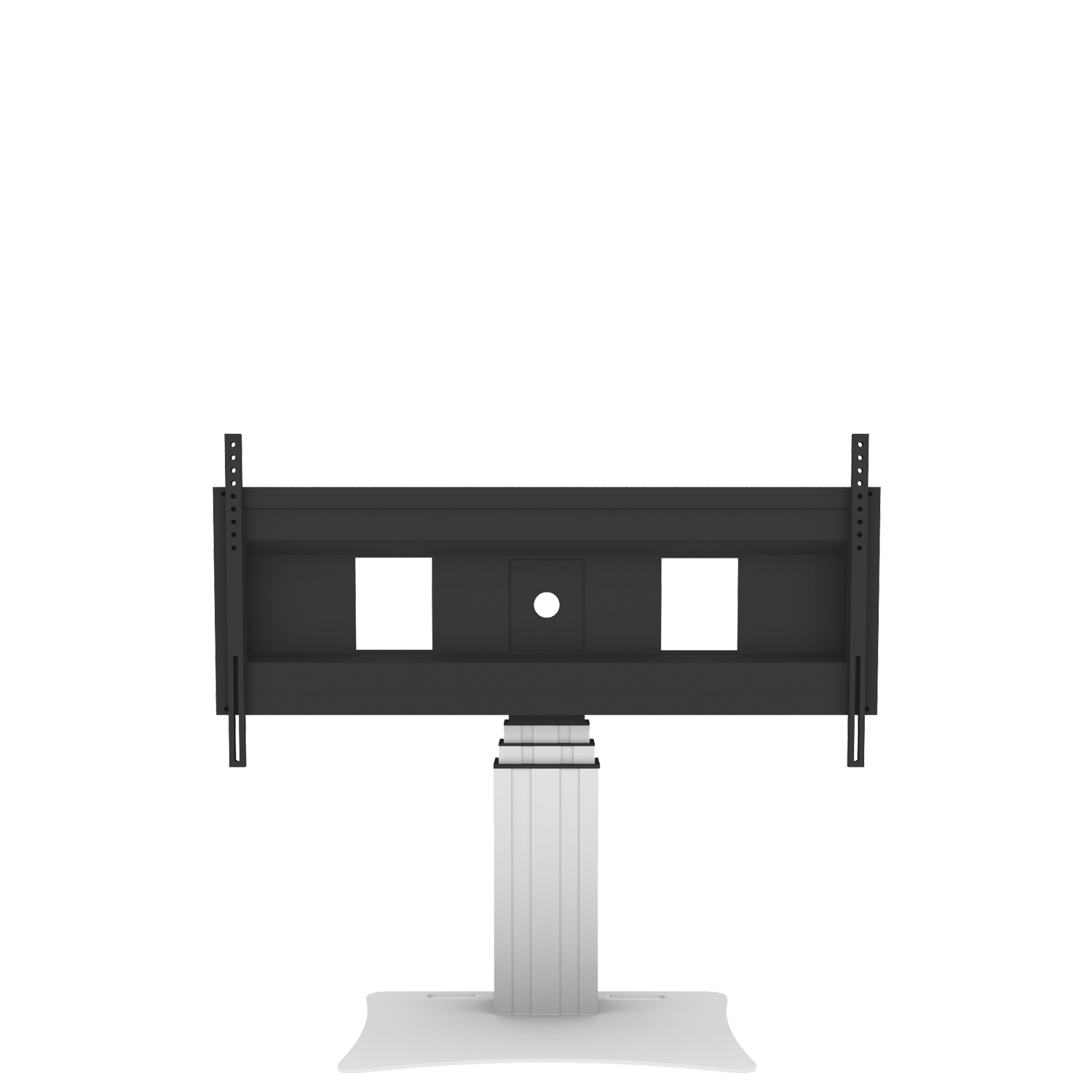 Elektrisch in hoogte verstelbare XL monitorstandaard, 70 cm slag