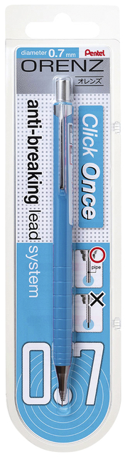 Vulpotlood Pentel Orenz B 0.7mm blauw