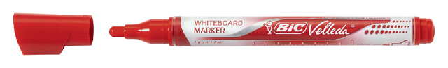 Whiteboardmarker Bic Velleda liquid rond medium rood