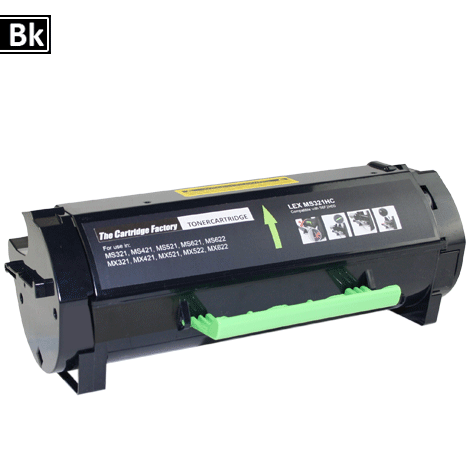 Huismerk toner - Lexmark 56F2H00 compatibel, zwart