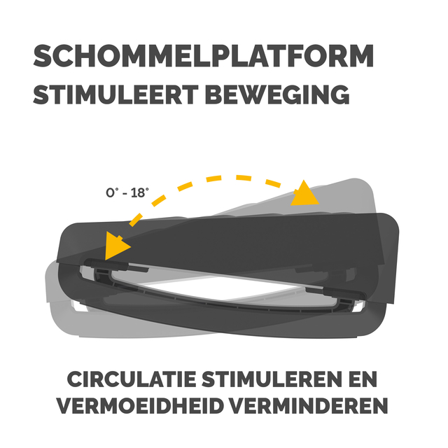 Voetensteun Fellowes Breyta zwart