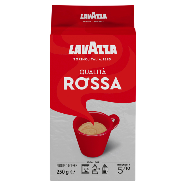 Koffie Lavazza gemalen Qualita Rossa 250gr