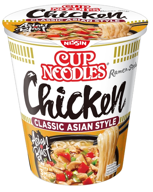 Noodles Nissin tasty chicken cup