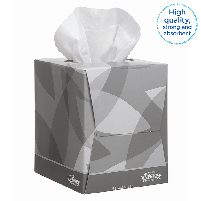 Facial tissues Kleenex kubus 2-laags 88 vel wit 8834