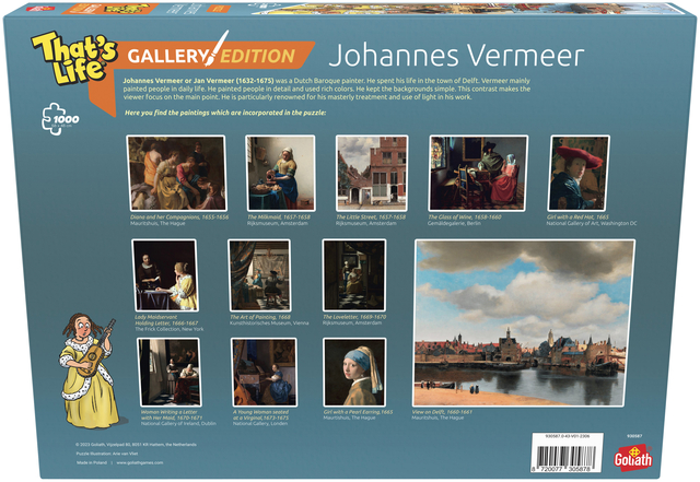 Puzzel That's LifeGallery Edition: JohannesVermeer