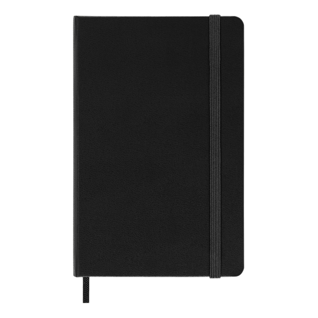 Notitieboek Moleskine pocket 90x140mm ruit 5x5mm hard cover zwart