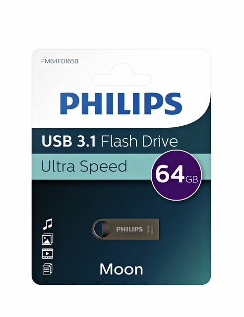 USB-stick 3.1 Philips Moon Space Grey 64GB