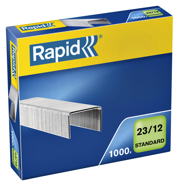 Nieten Rapid 23/12 gegalvaniseerd standaard 1000 stuks