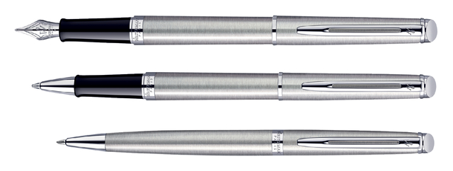 Rollerpen Waterman Hémisphère stainless steel CT fijn