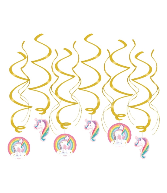 Swirl decorations Unicorn