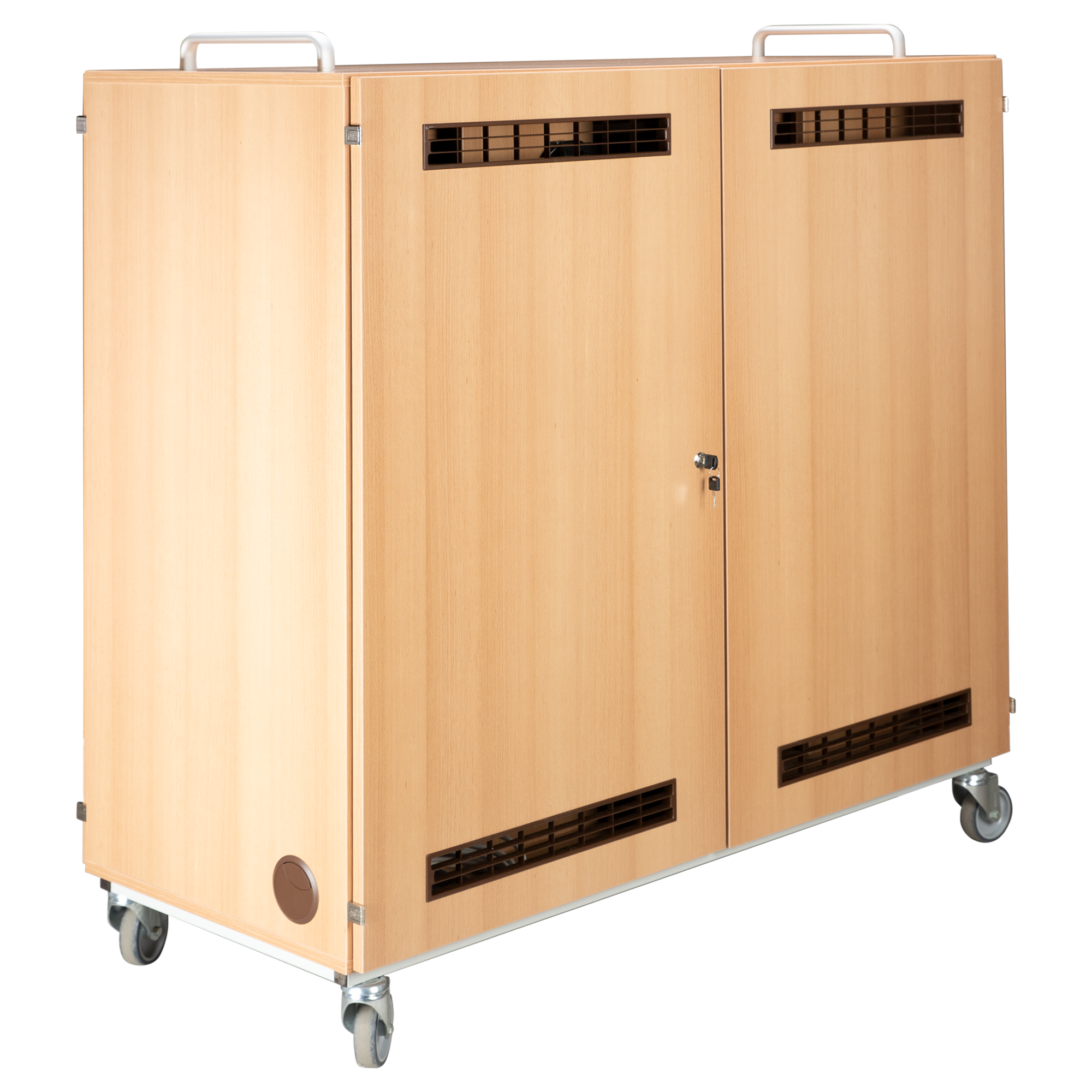 Mobiele laptoptrolley met 24 planken