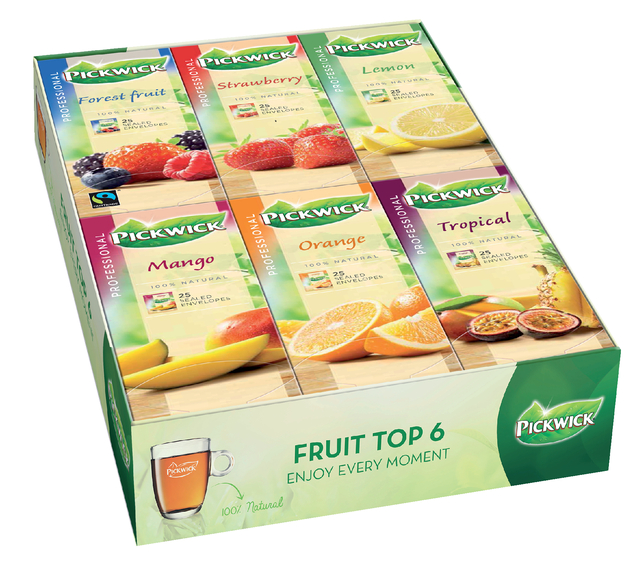 Thee Pickwick multipack original 6x25st fruit