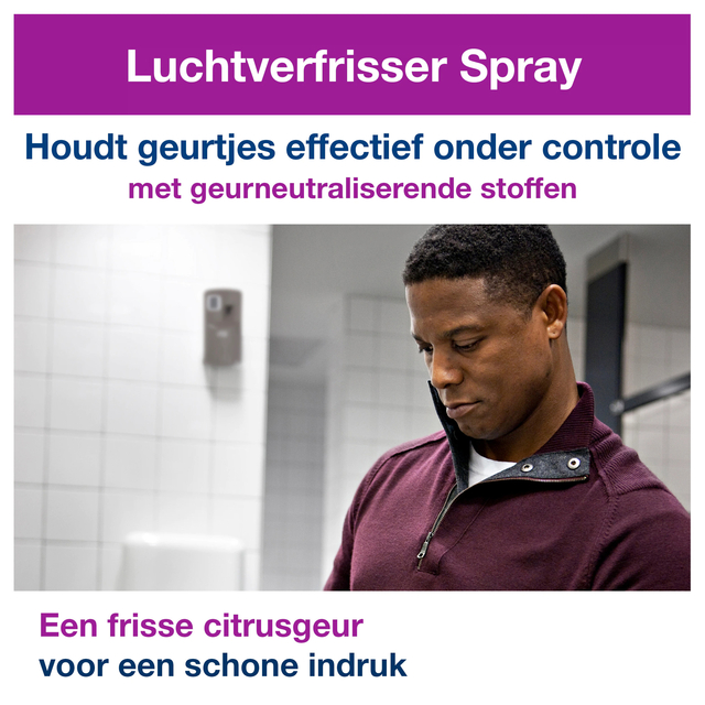 Luchtverfrisser Tork A1 Premium spray citrus 236050