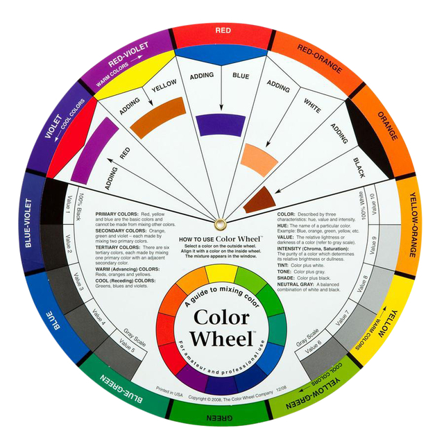 Kleurenwiel The Color Wheel Company 13cm