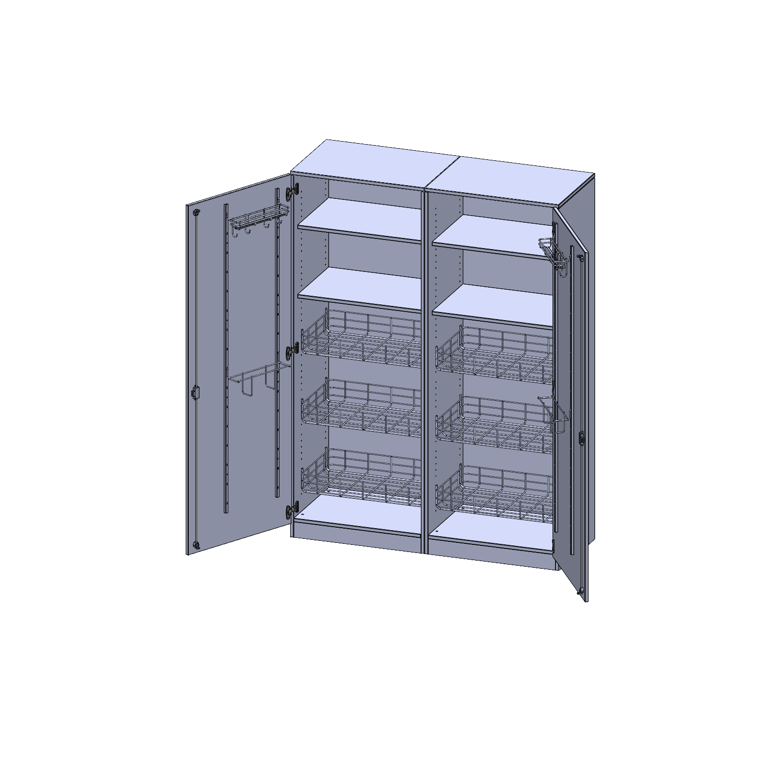 Sportkast, 5 maphoogtes - evo180 serie