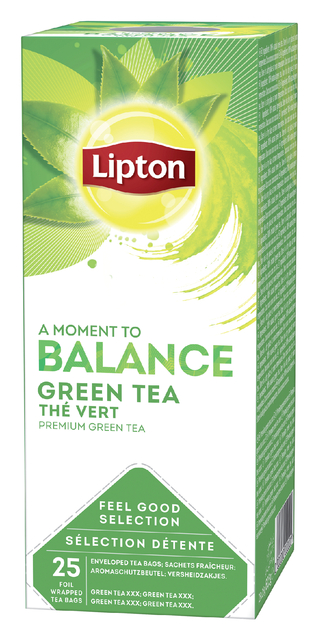 Thee Lipton Balance green tea 25x1.5gr