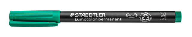 Viltstift Staedtler Lumocolor 317 permanent M groen