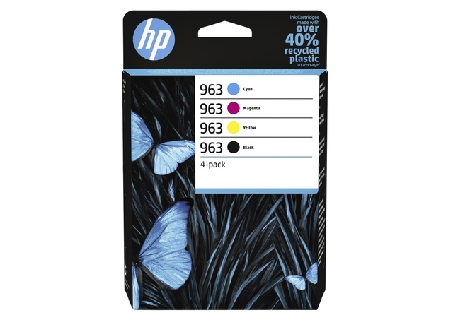 Inktcartridge HP 6ZC70AE 963 zwart + 3 kleuren