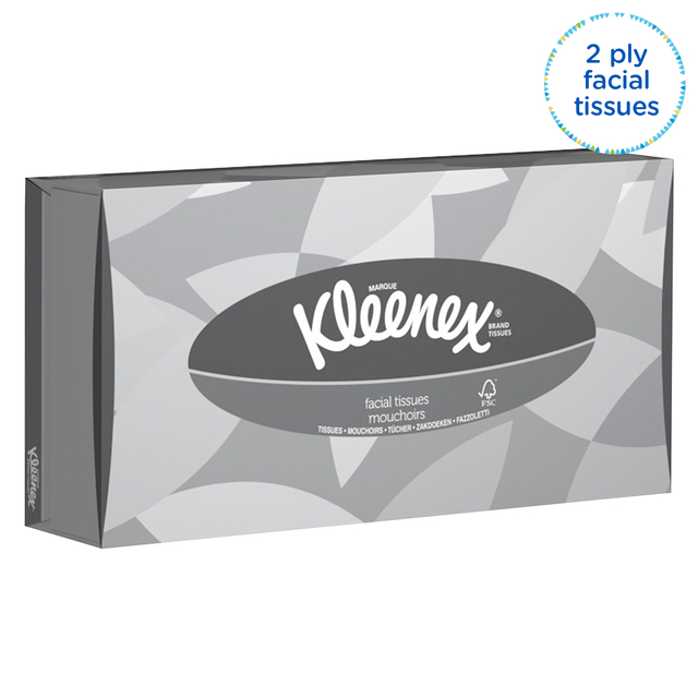 Facial tissues Kleenex 2-laags 100 vel wit 8835