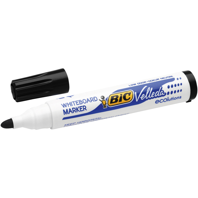 Whiteboardmarker Bic Velleda 1701 rond large zwart