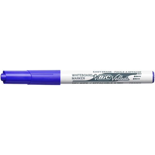 Whiteboardmarker Bic Velleda 1741 rond medium blauw