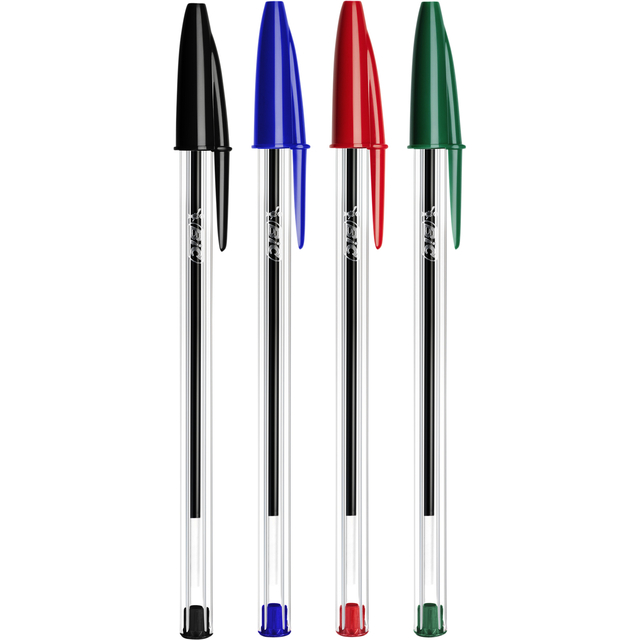 Balpen Bic Cristal medium groen